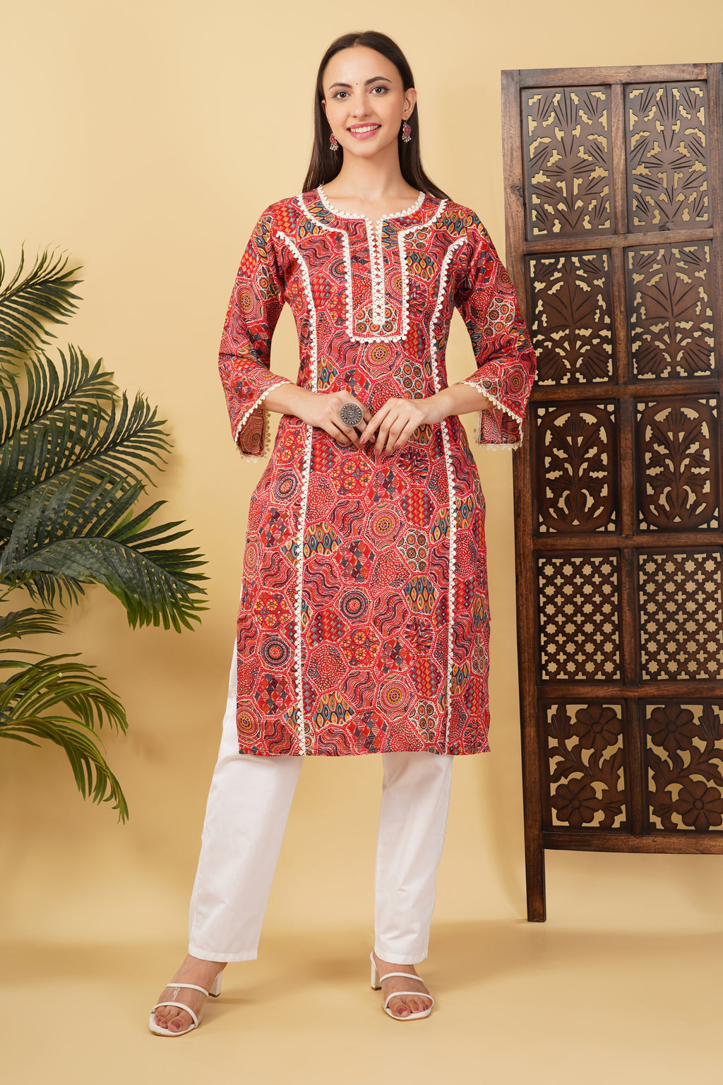 Red Mosaic - M - L - S - XL- 2XL