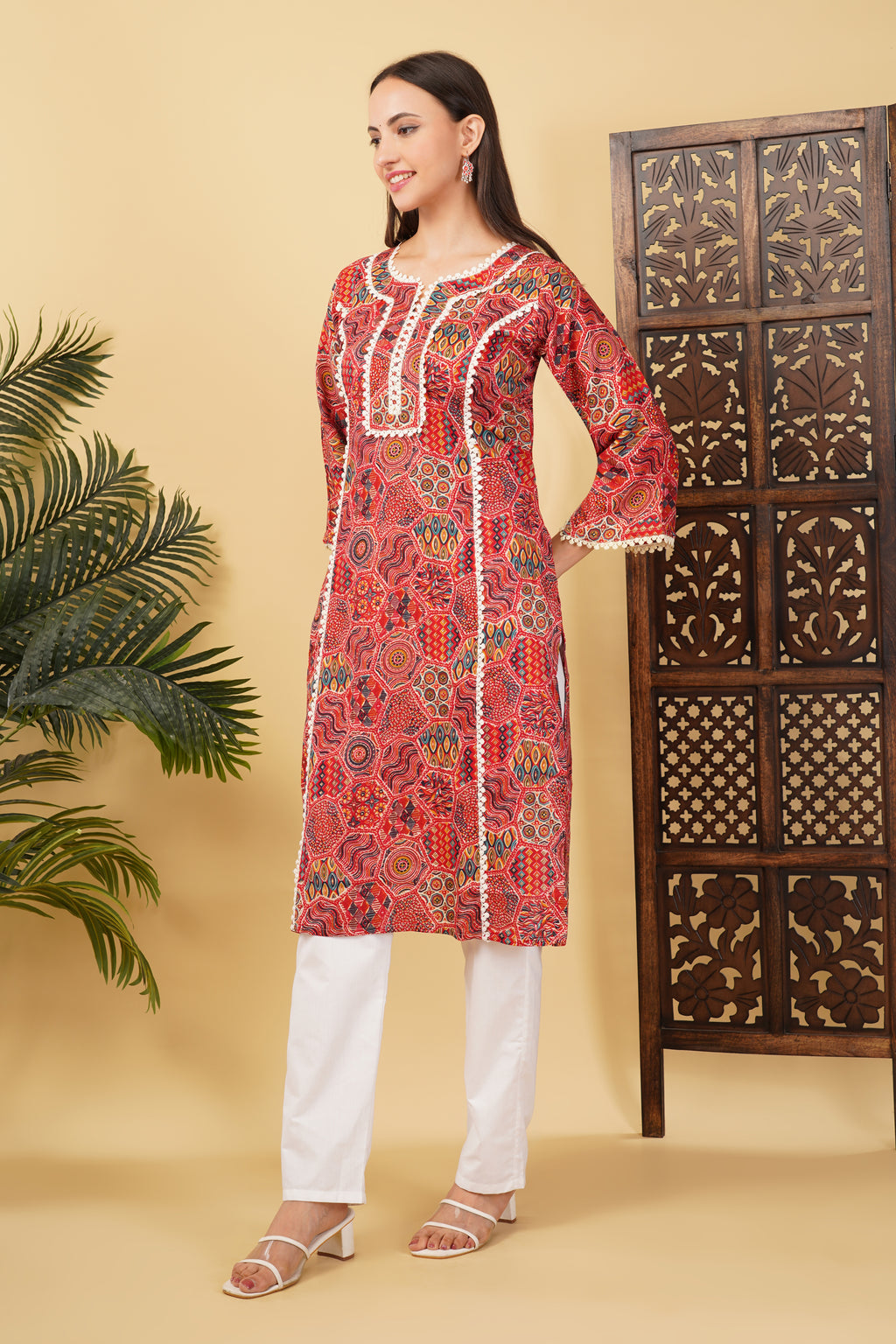 Red Mosaic - M - L - S - XL- 2XL