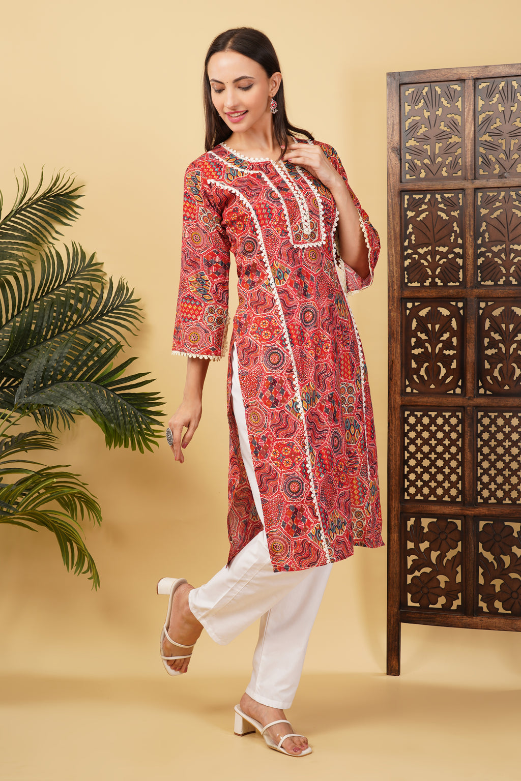 Red Mosaic - M - L - S - XL- 2XL