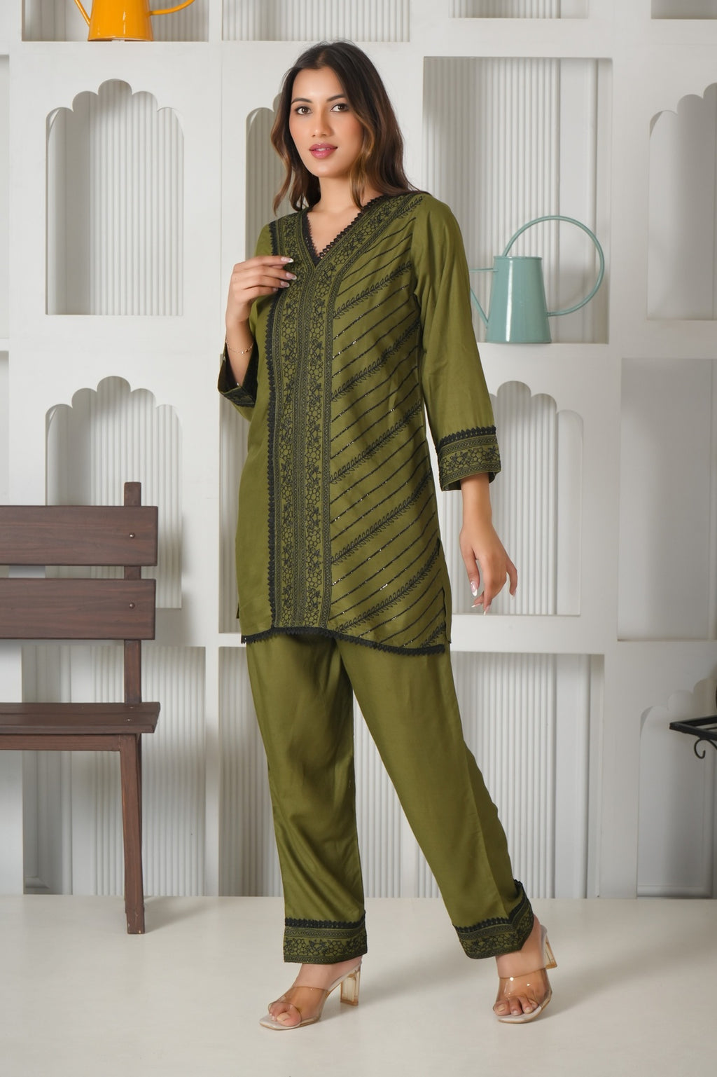 Olive - S - M - L - XL -  2XL - 3XL